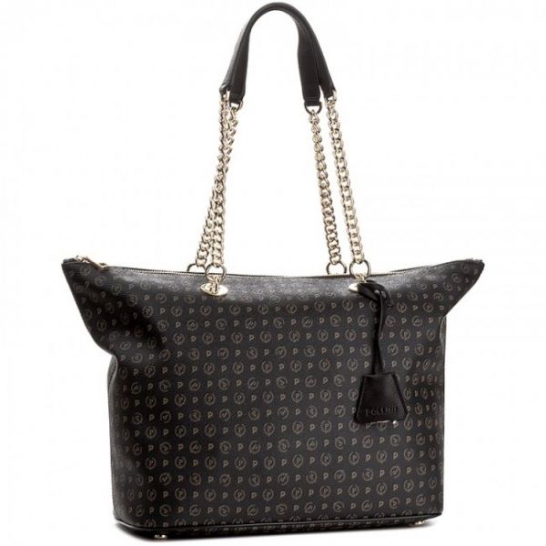 Borsetta Pollini - TE8410PP02Q1100A Nero/Vit Nero Borsetta Pollini - TE8410PP02Q1100A Nero/Vit Nero