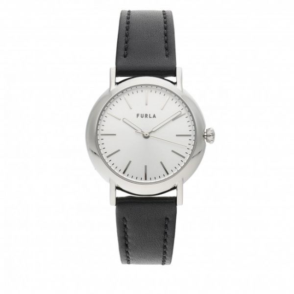 Orologio Furla - Easy Shape WW00026-VIT000-P1900-1-003-20-CN-W Nero/Talco h Orologio Furla - Easy Shape WW00026-VIT000-P1900-1-003-20-CN-W Nero/Talco h