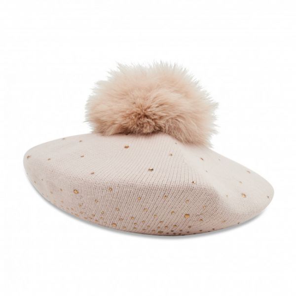 Berretto LIU JO - Basco Con Ponpone 3F1015 M0300 Cameo Rose 41310