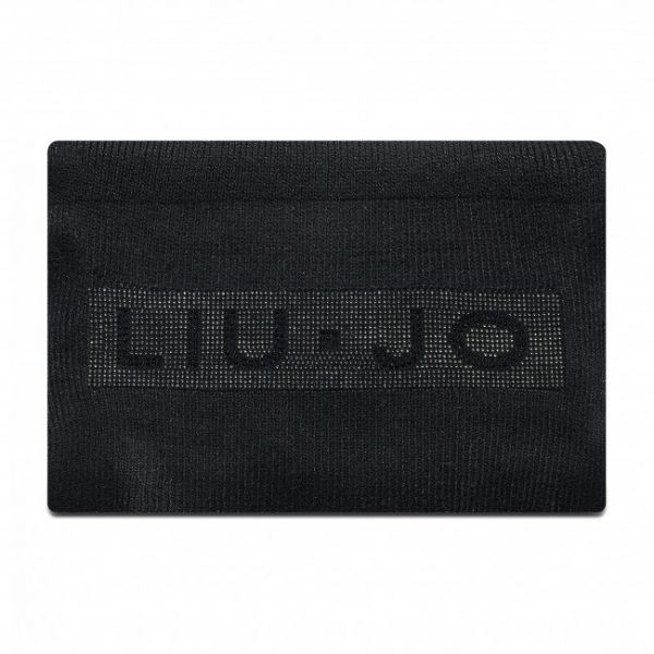 Scialle LIU JO - Sciarpa Logo Strass 3F1012 M0300 Nero 22222