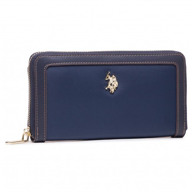 Portafoglio grande da donna U.S. Polo Assn. - Houston L Zip Ard Wallet BIUHU4929WIP212 Navy