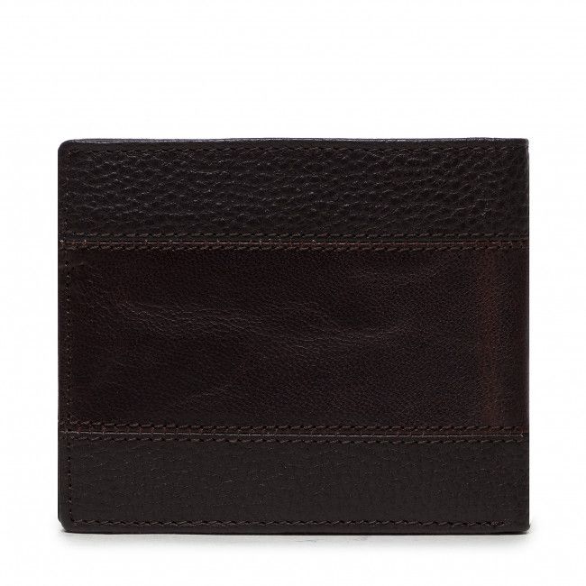 Portafoglio grande da uomo U.S. POLO ASSN. - Horiz. Wallet WIUUO2254MHA500 Brown