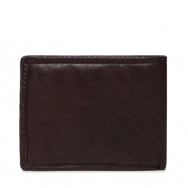 Portafoglio grande da uomo U.S. POLO ASSN. - Horiz. Wallet W WIUUY2259MHA500 Leather Brown