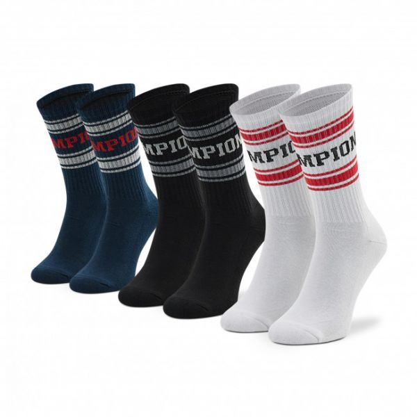 Calzini lunghi unisex CHAMPION - U20011 WW007 Wht/Nny/Nbk