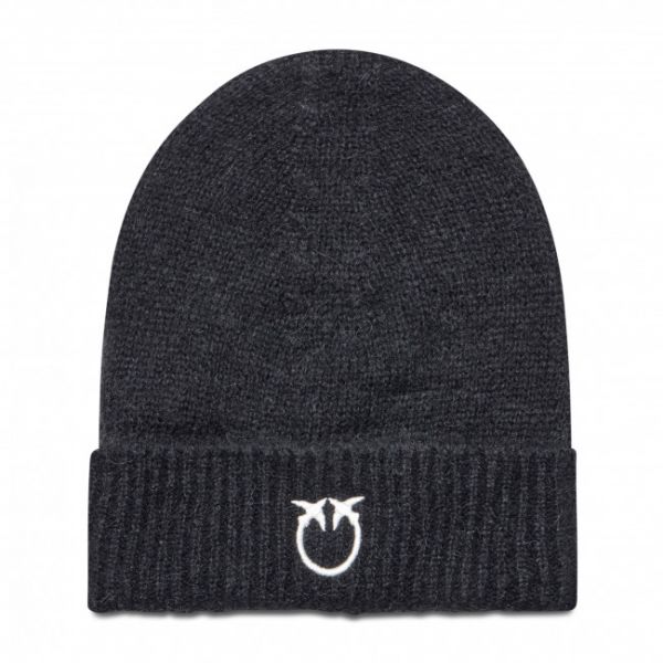 Berretto Pinko - Delizia AI 22-23 BLK01 1G206G Y4A8 Nero/Panna ZCB