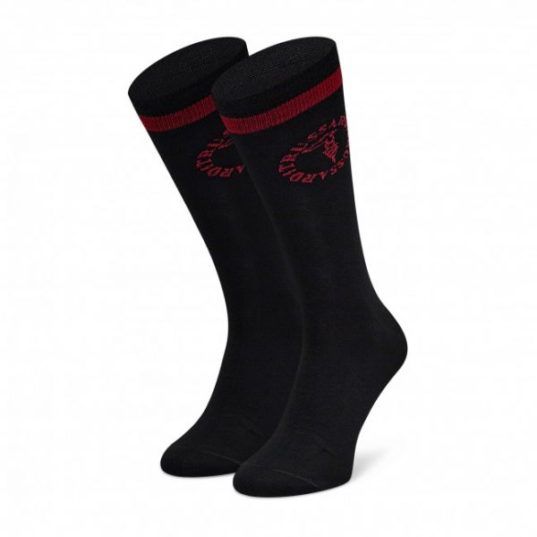 Calzini lunghi da uomo TRUSSARDI - Crew Socks Logo Round 57Z00259 K302