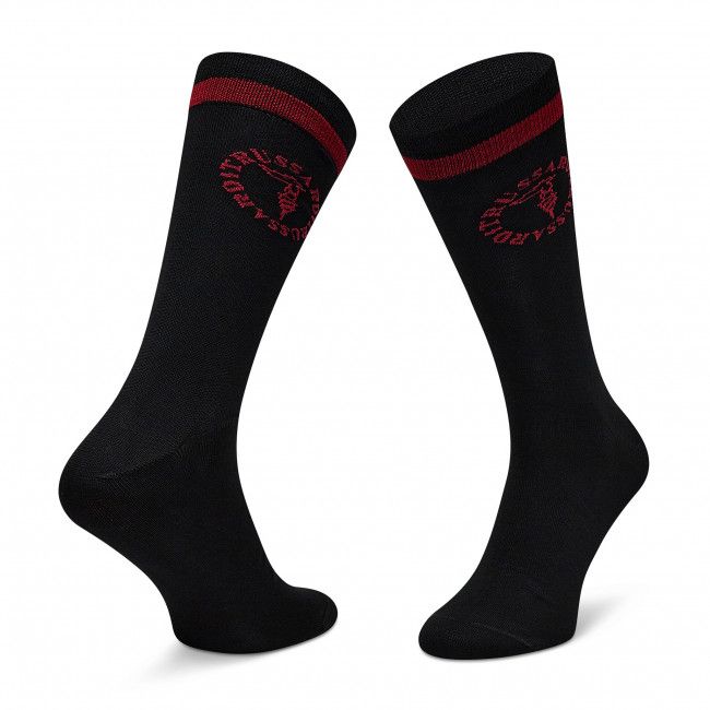 Calzini lunghi da uomo TRUSSARDI - Crew Socks Logo Round 57Z00259 K302