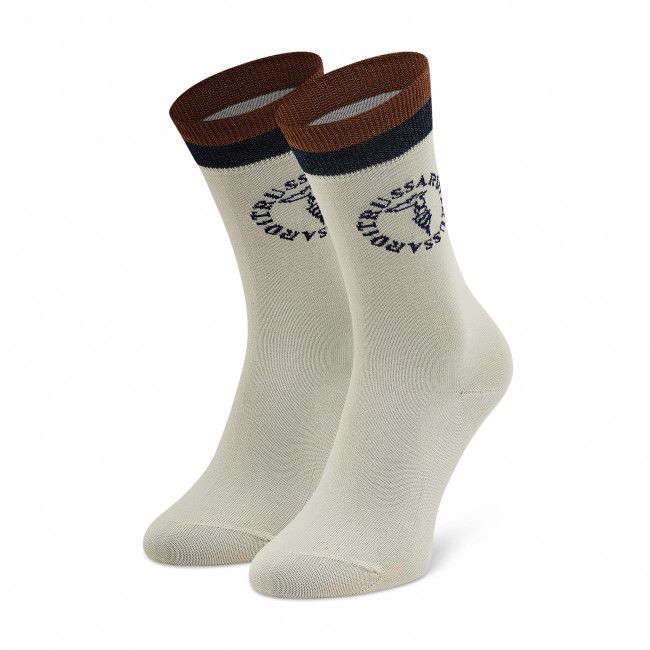 Calzini lunghi da donna TRUSSARDI - Crew Socks Logo Round 59Z00321 W891