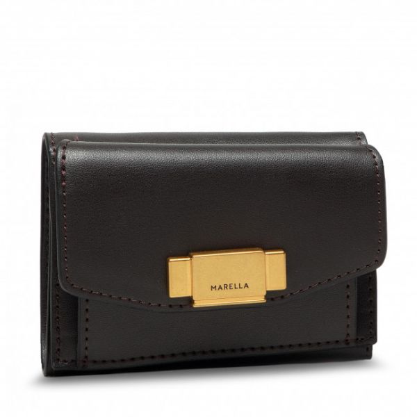 Portafoglio piccolo da donna Marella - Cennare 67190115 Dark Brown 002