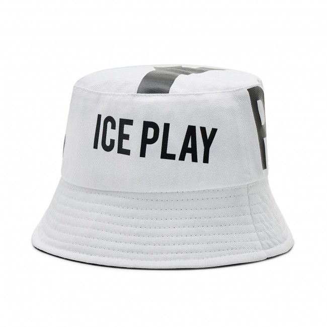 Cappello Ice Play - Bucket 2E W2M1 7102 6914 S191 Bianco/Nero