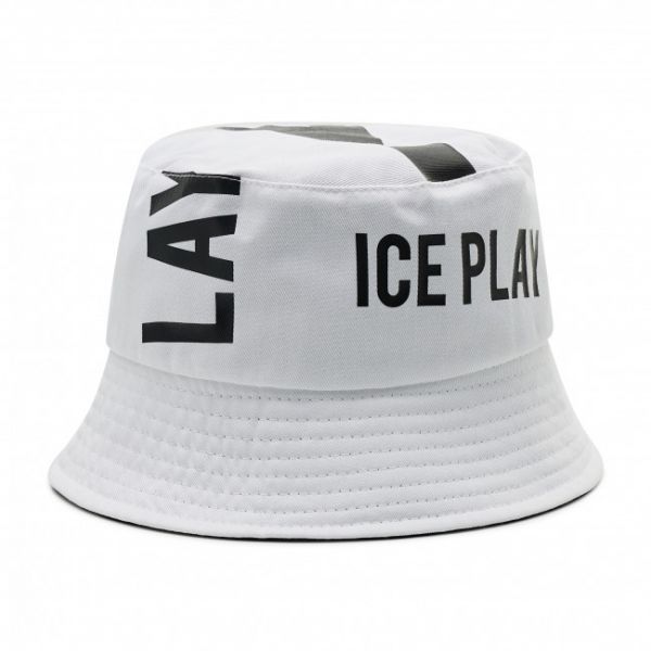 Cappello Ice Play - Bucket 2E W2M1 7102 6914 S191 Bianco/Nero