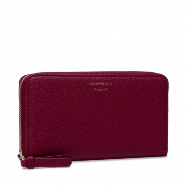 Portafoglio grande da donna EMPORIO ARMANI - Y3H168 YFW9B 80401 Wine