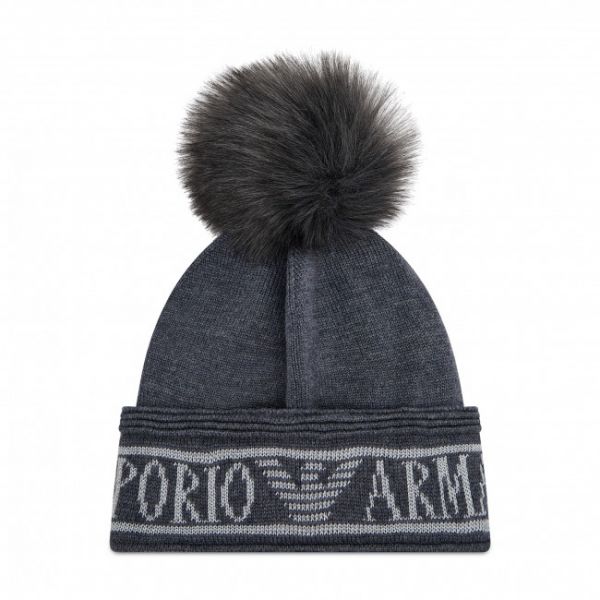 Berretto EMPORIO ARMANI - 637536 1A203 Grigio Cemento 21541