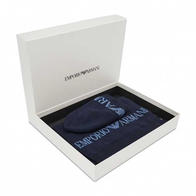 Set berretto e sciarpa EMPORIO ARMANI - 628005 CC983 00035 Blue