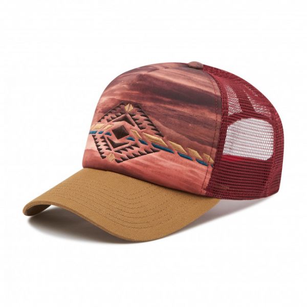 Cappellino Buff - Trucker Cap 125365.632.30.00 Sykora Maroon Cappellino Buff - Trucker Cap 125365.632.30.00 Sykora Maroon