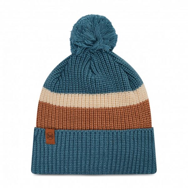 Berretto Buff - Knitted Hat 126464.742.10.00 Elon Dusty Blue