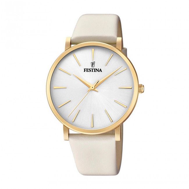 Orologio FESTINA - Boyfriend Collection 20372/1 Beige/Gold