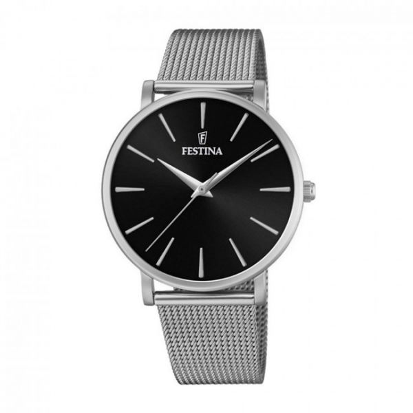 Orologio Festina - Boyfriend 20475/4 Silver/Black Orologio Festina - Boyfriend 20475/4 Silver/Black