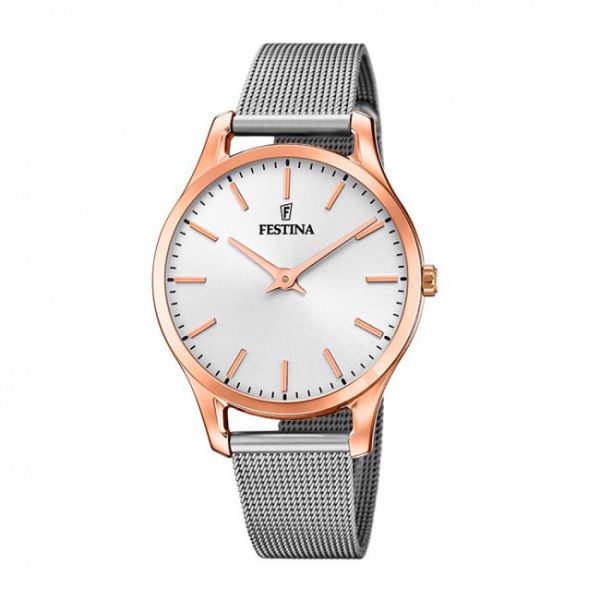 Orologio Festina - Boyfriend Collection 20507/1 Silver/Rose Gold Orologio Festina - Boyfriend Collection 20507/1 Silver/Rose Gold