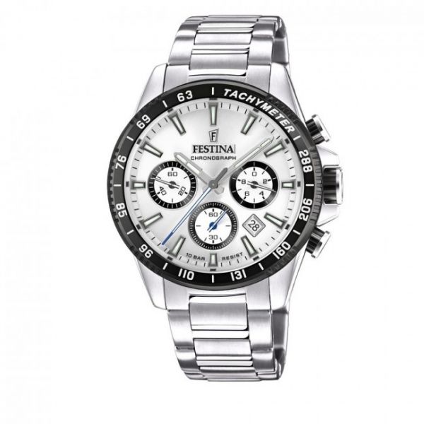 Orologio Festina - Timeless Chronograph F20560/1 Silver/White