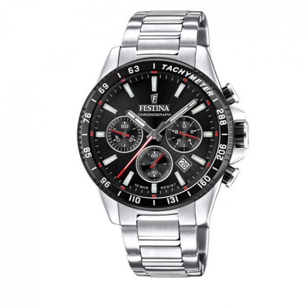 Orologio Festina - Timeless Chronograph F20560/6 Silver/Black