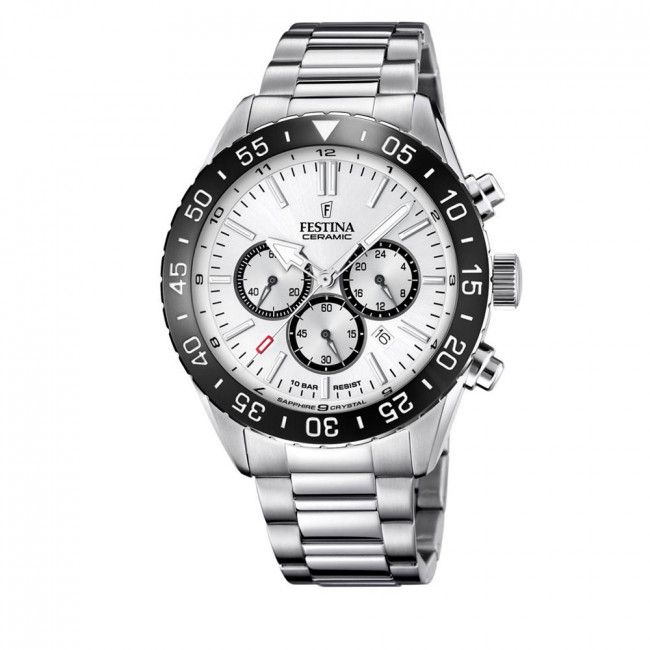 Orologio Festina - Ceramic Chrono F20575/1 Silver/Black