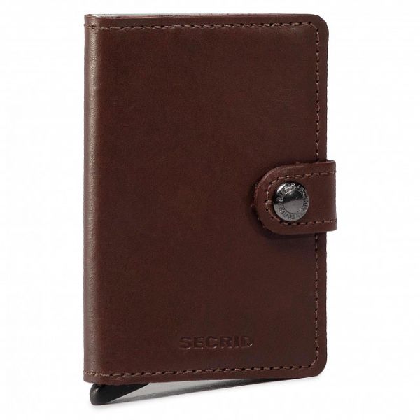 Portafoglio piccolo da uomo Secrid - Miniwallet M Dark Brown