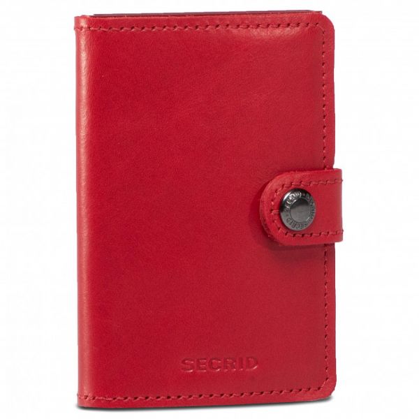 Portafoglio piccolo da donna Secrid - Miniwallet M Original Red/Red