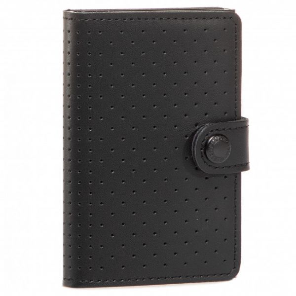 Portafoglio piccolo da uomo Secrid - Miniwallet Perforated MPF Black