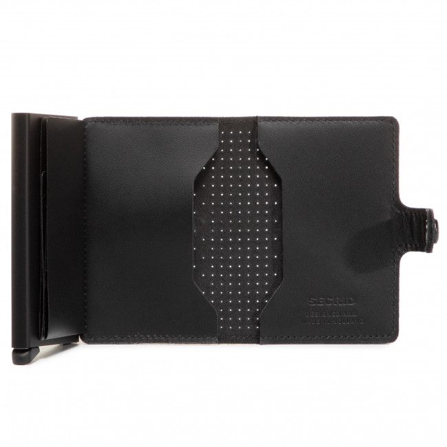 Portafoglio piccolo da uomo Secrid - Miniwallet Perforated MPF Black