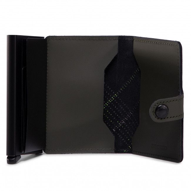 Portafoglio piccolo da uomo Secrid - Miniwallet MSt Stitch Linea Lime