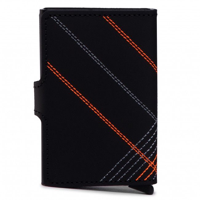 Portafoglio piccolo da uomo SECRID - Miniwallet MSt Stitch Linea Orange