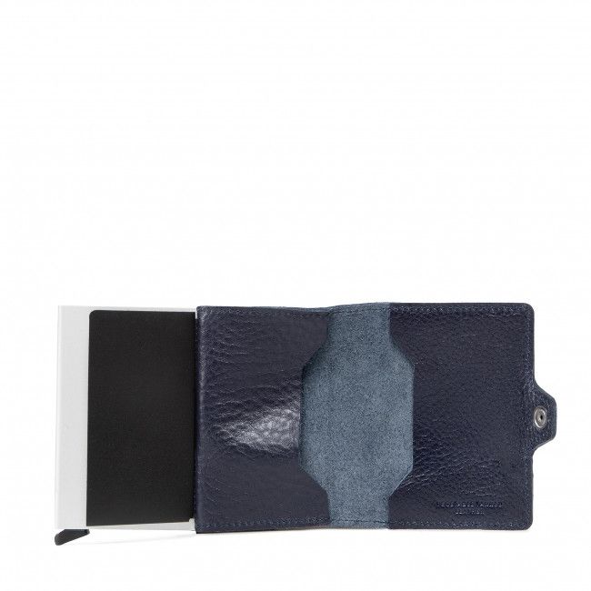 Portafoglio piccolo da uomo SECRID - Twinwallet TVG Navy/Silver