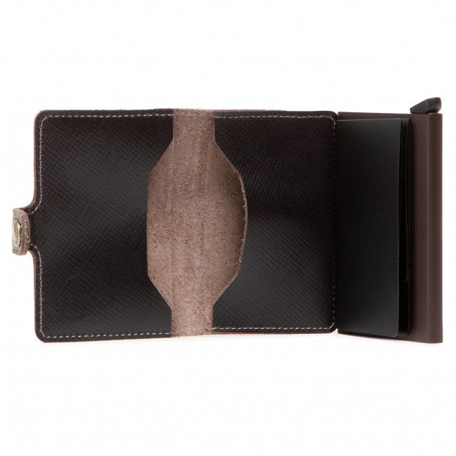 Portafoglio piccolo da uomo Secrid - MSa Miniwallet Brown