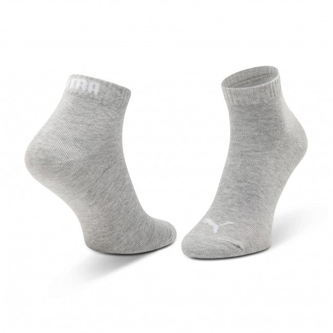 Set di 3 paia di calzini corti da bambini PUMA - 194011001 Bianco Grigio Rosa