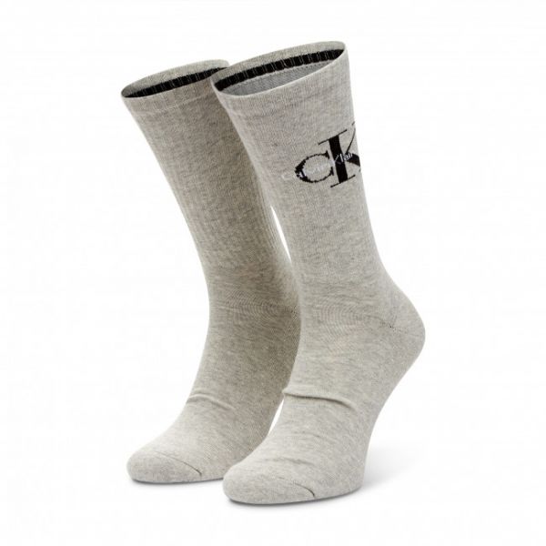Calzini lunghi da uomo CALVIN KLEIN JEANS - 100001816 Light Grey Melange 003
