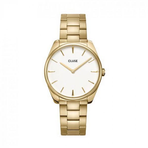 Orologio CLUSE - Féroce CW0101212005 Steel White/Gold Orologio CLUSE - Féroce CW0101212005 Steel White/Gold