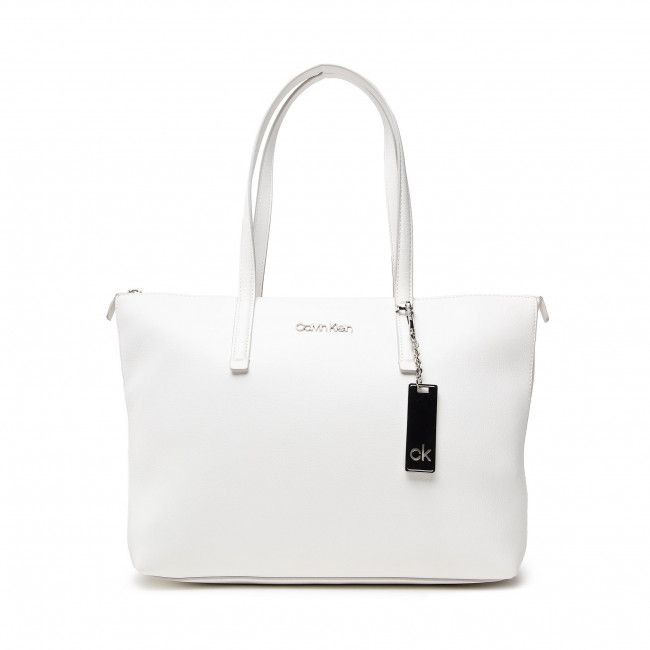 Borsetta Calvin Klein - Shopper Md K60K608283 Ck White YAF