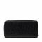 Portafoglio grande da donna Calvin Klein - Re-Lock Slim Z/A Wallet Lg Ostr K60K608633 BLK