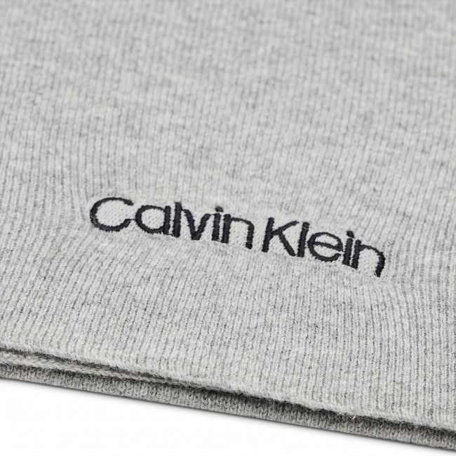 Scialle Calvin Klein - Essential Knit Scraf K60K608485 Grey Malange 0IR