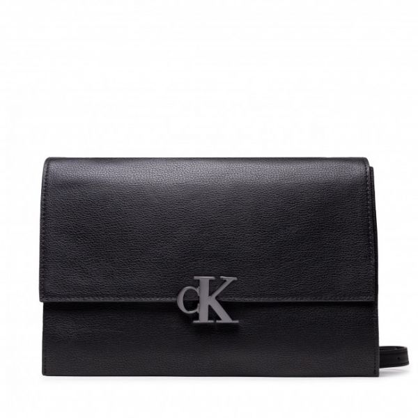 Borsetta CALVIN KLEIN JEANS - Minimal Monogram E/W Flap Xbody K60K608386 BDS Borsetta CALVIN KLEIN JEANS - Minimal Monogram E/W Flap Xbody K60K608386 BDS