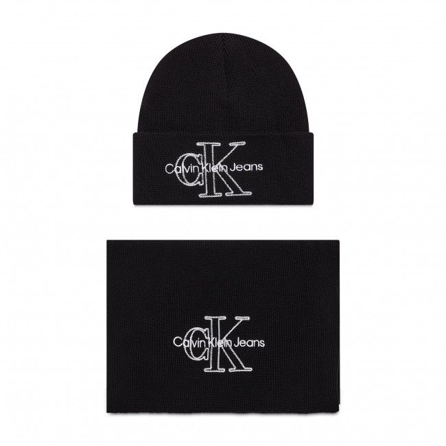 Set berretto e sciarpa Calvin Klein Jeans - K60K608858 Black BDS