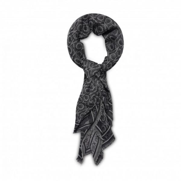 Foulard Calvin Klein - Monogram Jacquard Scraf K60K608779 BAX