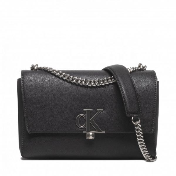 Borsetta Calvin Klein Jeans - Minimal Monogram Ew Flap Cony K60K609291 BDS Borsetta Calvin Klein Jeans - Minimal Monogram Ew Flap Cony K60K609291 BDS