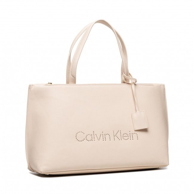 Borsetta Calvin Klein - Set Shopper Lg K60K609106 Sand VHB