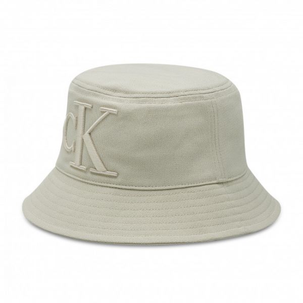 Cappello CALVIN KLEIN JEANS - Bucket Monogram Logo IU0IU00279 Eggshell ACF