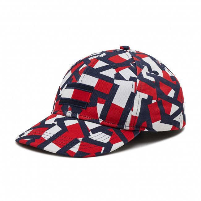 Cappello con visiera TOMMY HILFIGER - Big Flag Cap All Over Flag Print AU0AU01089 0GZ