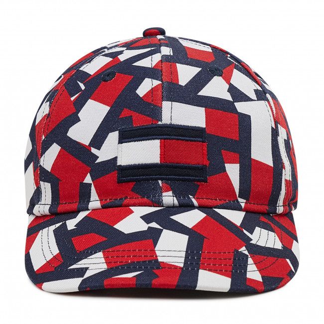 Cappello con visiera TOMMY HILFIGER - Big Flag Cap All Over Flag Print AU0AU01089 0GZ