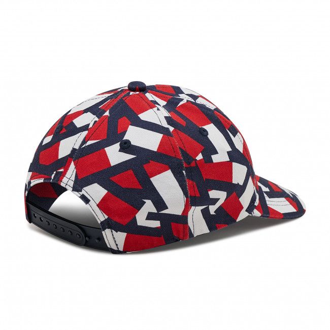 Cappello con visiera TOMMY HILFIGER - Big Flag Cap All Over Flag Print AU0AU01089 0GZ