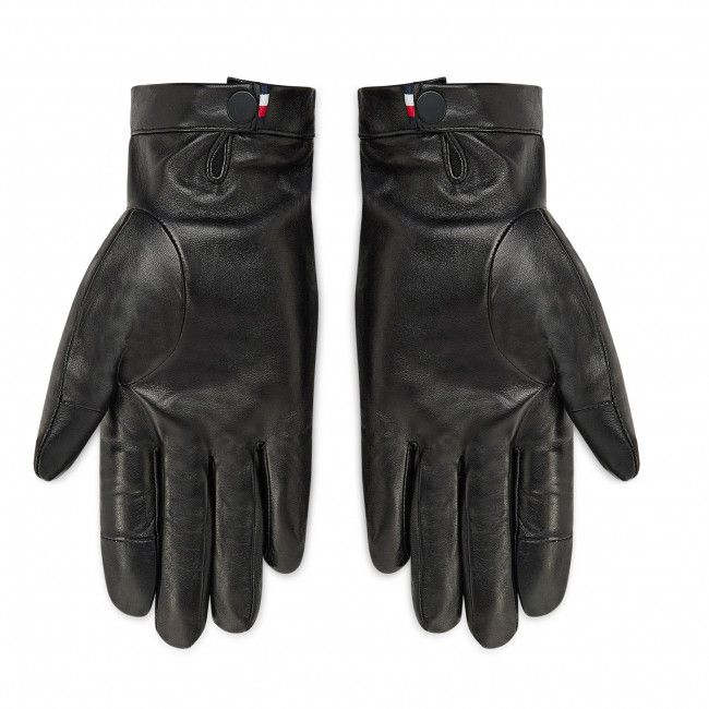 Guanti da uomo Tommy Hilfiger - Textile Mix Leather Gloves AM0AM07883 BDS